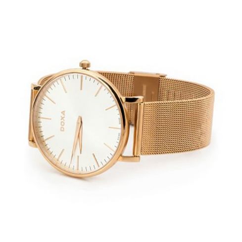 DOXA D-Light Rose Gold Plated Men's Quartz Watch