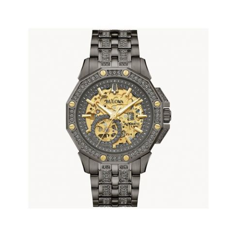 BULOVA Gray Dial Stainless Steel Bracelet Octava 98A293
