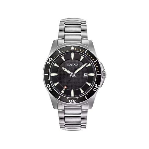BULOVA Classic Stainless Steel Men's Watch 98B328