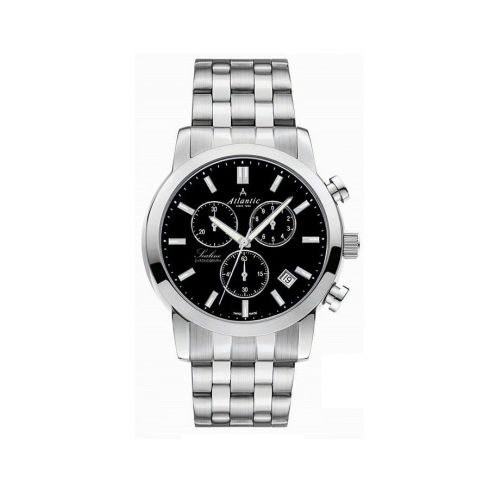 ATLANTIC Sealine Steel Quartz Chronograph Men's Watch