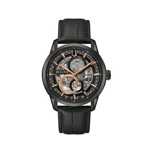 BULOVA Skeleton Dial Mens Watch 98A283