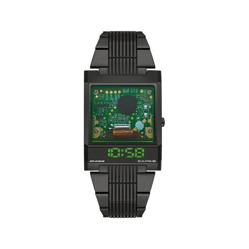 BULOVA GENTS BULOVA D-CAVE COMPUTRON 98C140