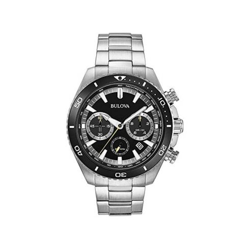 BULOVA Chronograph Quartz Black Dial Men's Watch 98B298