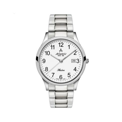 ATLANTIC Sealine White Dial Ladies Watch