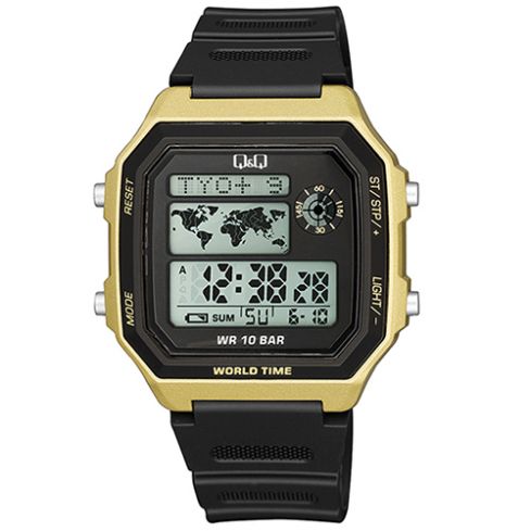 Мъжки дигитален часовник Q&Q World Time - M196J004Y