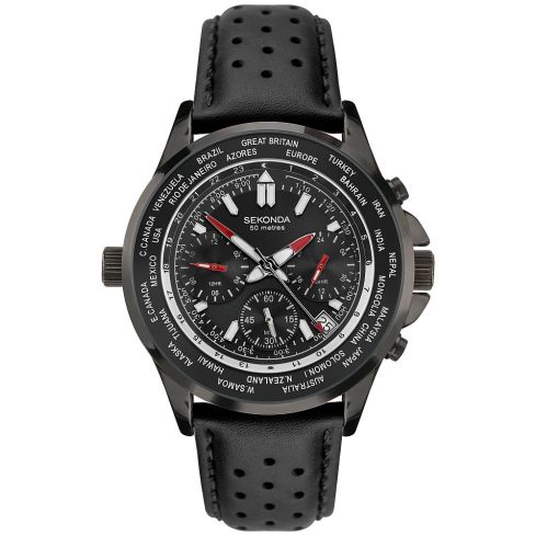 Мъжки часовник Sekonda Chronograph Dual-Time - S-1864.00