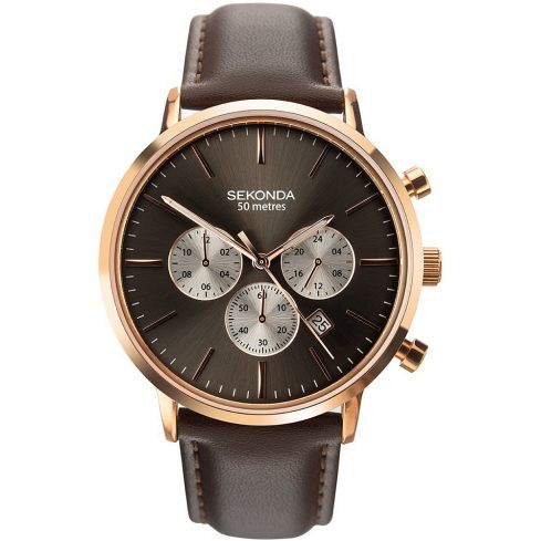Мъжки часовник Sekonda Classic Dual-Time Chronograph - S-1659.00