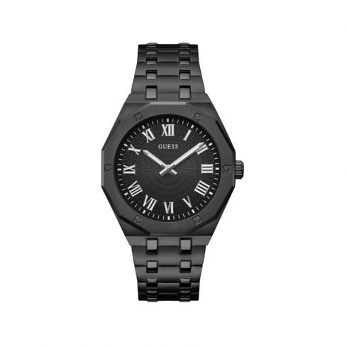 GUESS BLACK CASE BLACK STAINLESS STEEL WATCH GW0575G3