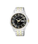 CITIZEN Black Dial Two Tone Quartz Men's Watch