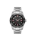 BULOVA Sport Black Dial Stainless Steel Men's Watch 98A195