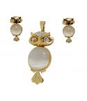 Комплект дамски обеци и висулка A668-1