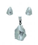 Комплект дамски обеци и висулка A680