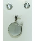 Комплект дамски обеци и висулка A726
